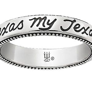 James Avery Retired Texas My Texas Ring SZ 7.5
